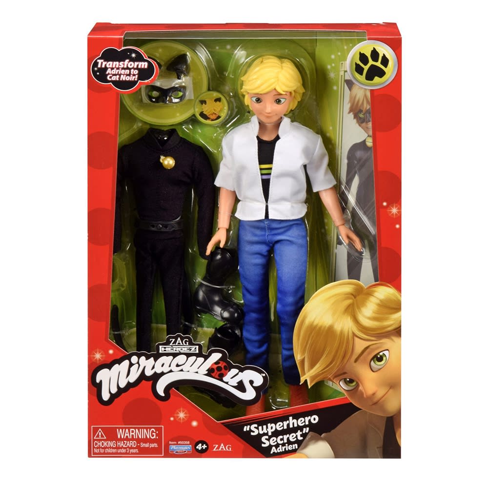 Muñeco Bandai Miraculous Adrián con Vestuario4