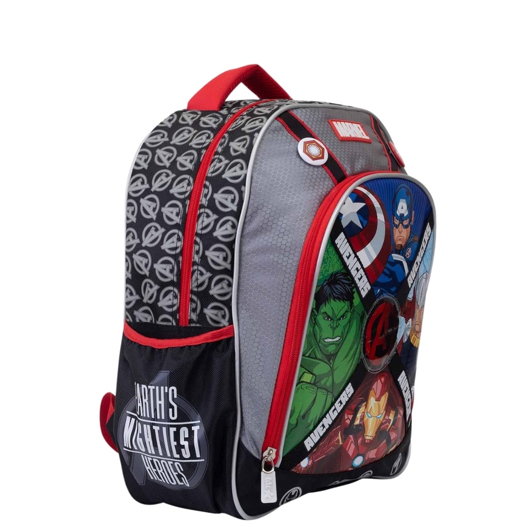 Pack Escolar Mochila Marvel Avengers Oficio con luces2