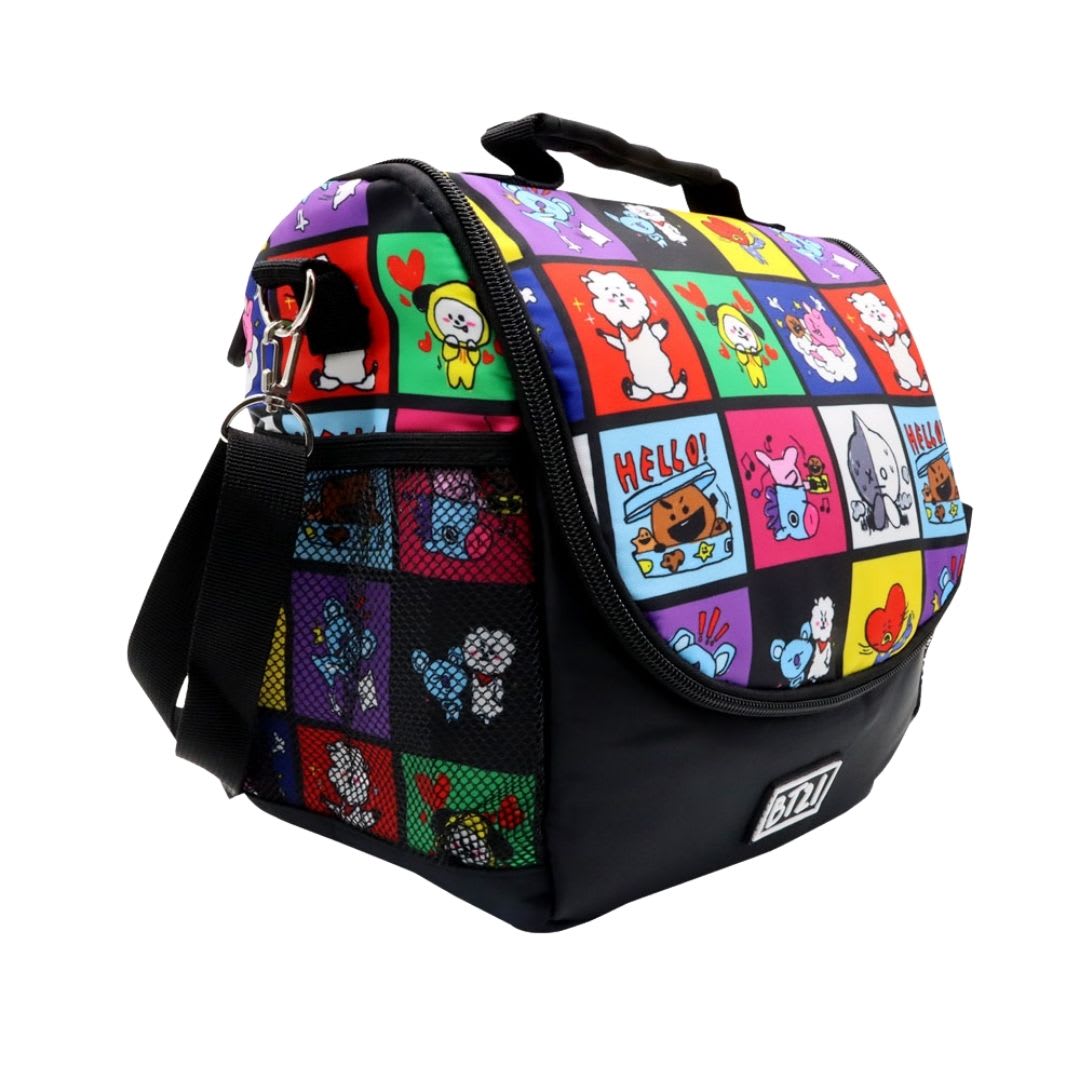 Pack Escolar Mochila BT21 BTS Negro Oficio4