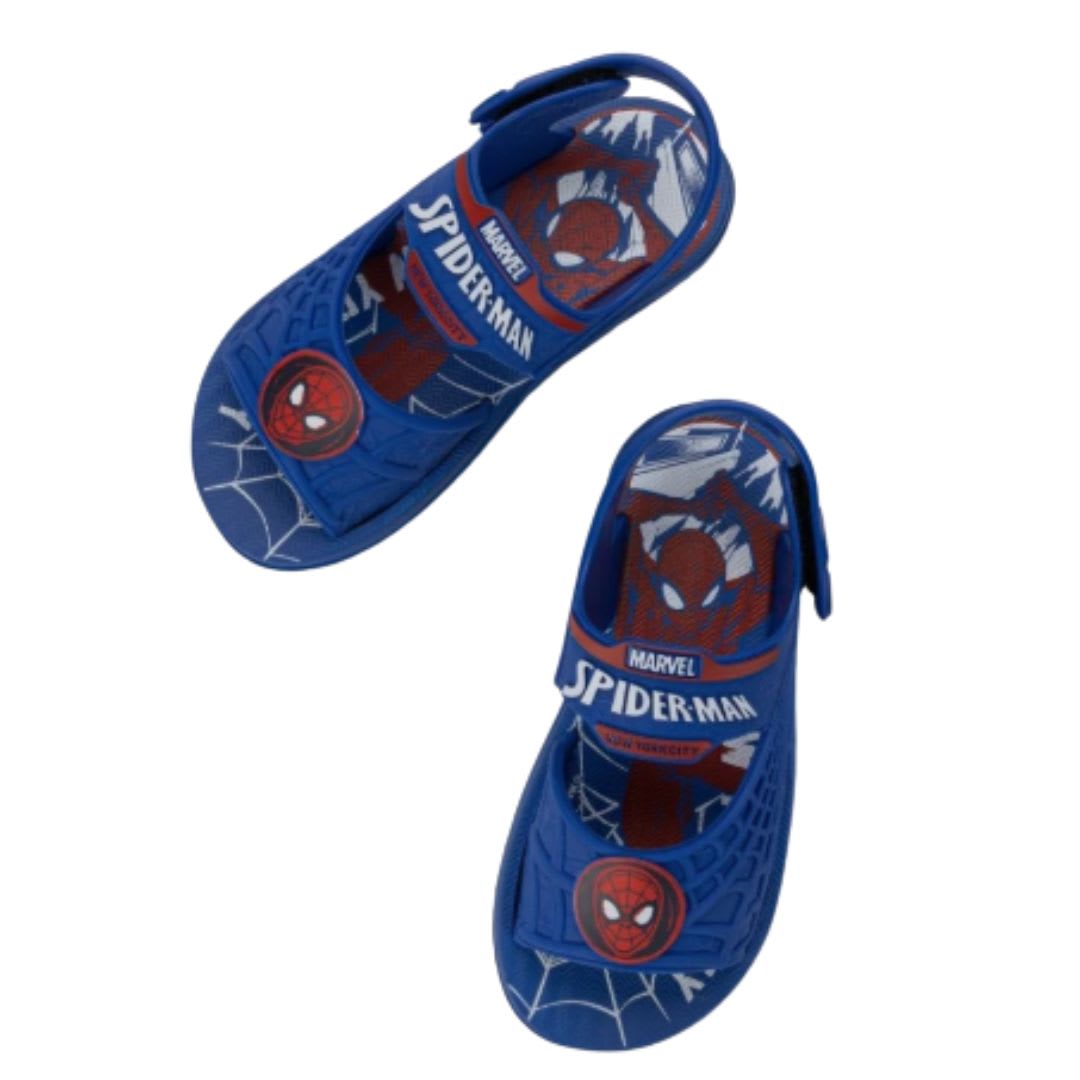 Sandalias Canasta Spiderman Azul Niño3