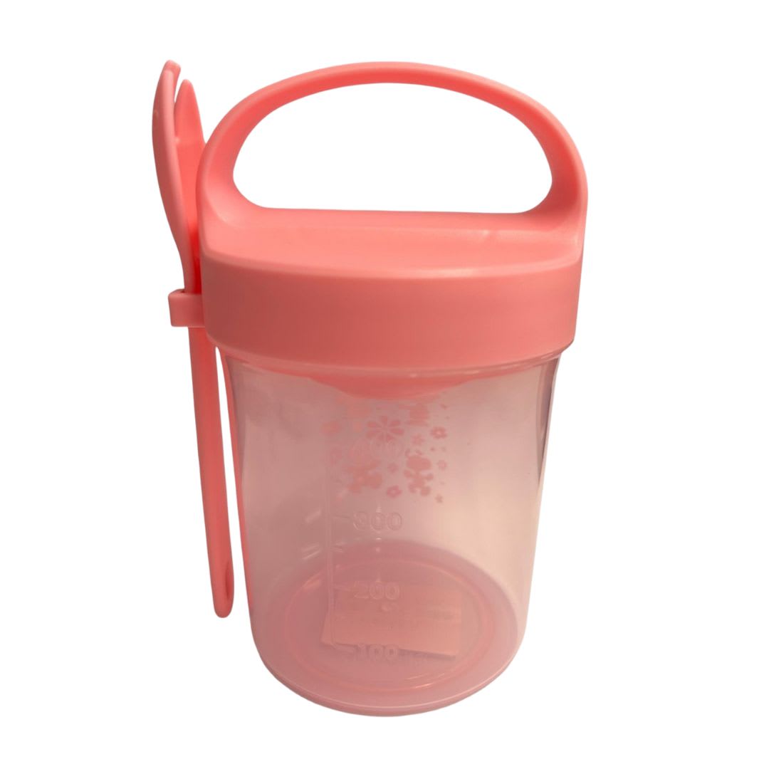 Taper con Cuchara Snoopy Rosado 560 ML3