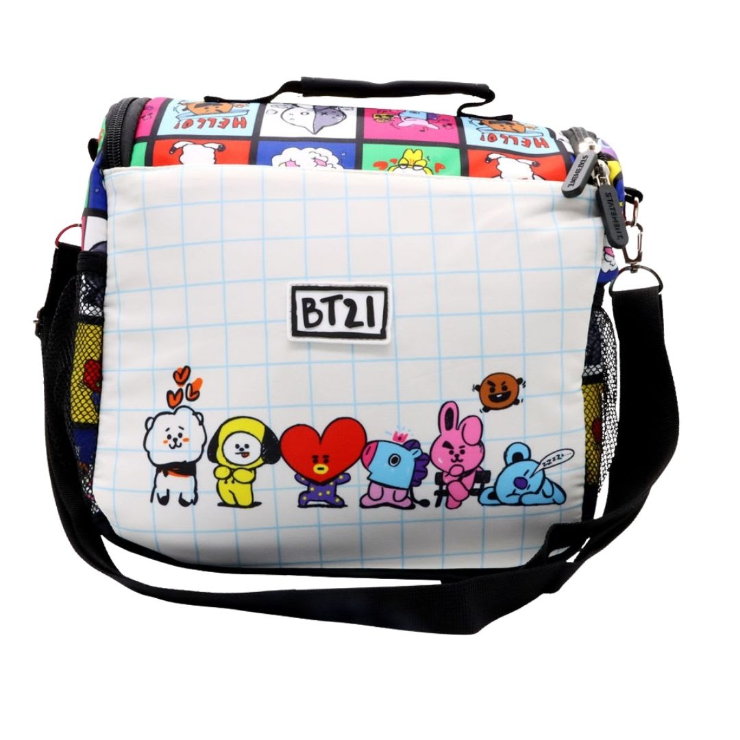 Pack Escolar Mochila BT21 Negro Oficio5