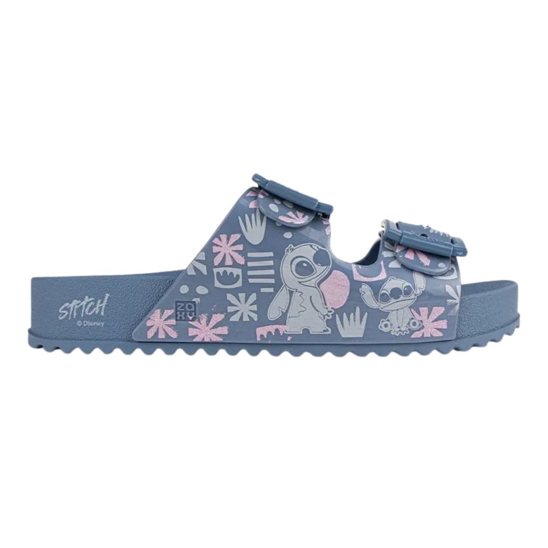 Sandalias Mujer Zaxy Stitch Celeste Vainilla2