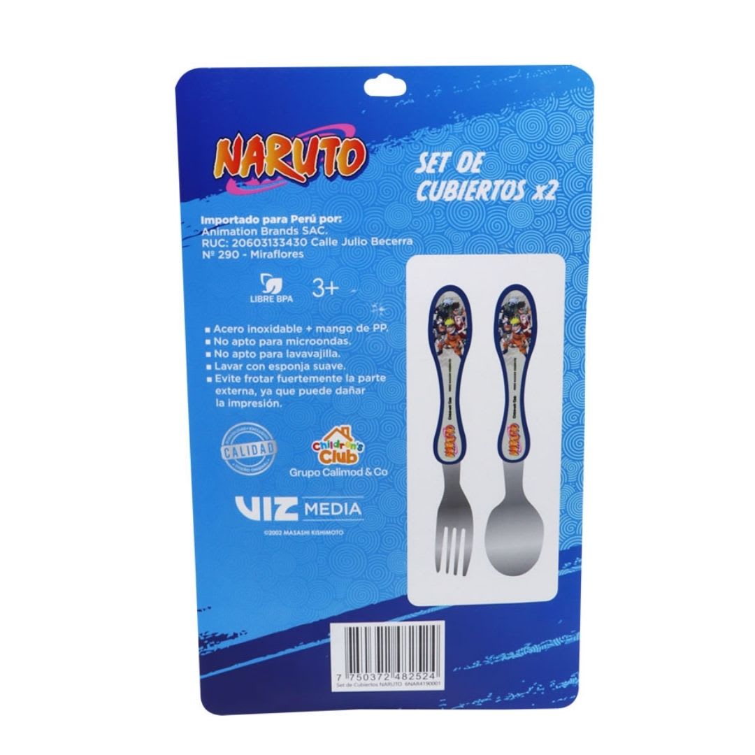 Set de Cubiertos Naruto3