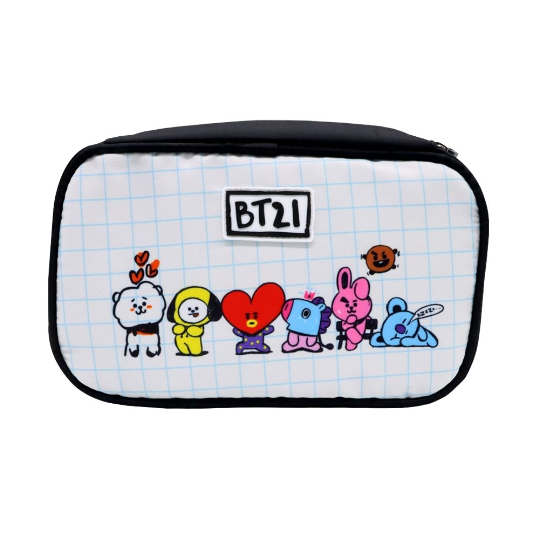 Pack Escolar Mochila BT21 BTS Negro Oficio7