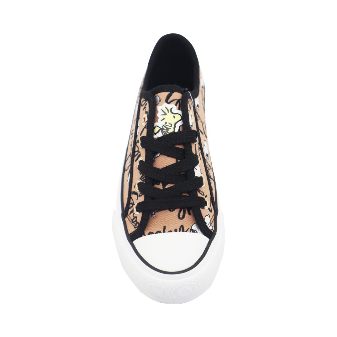 Zapatillas Urbanas Mujer Snoopy Marron4