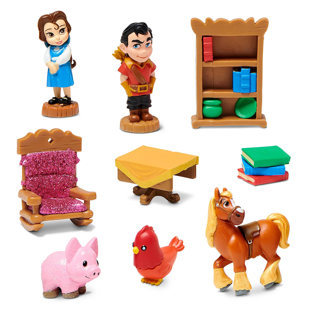Playset Disney Animators Collection Littles La Bella y la Bestia3