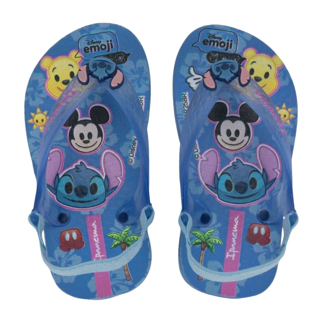 Sandalias Bebe Disney Ipanema Celeste2