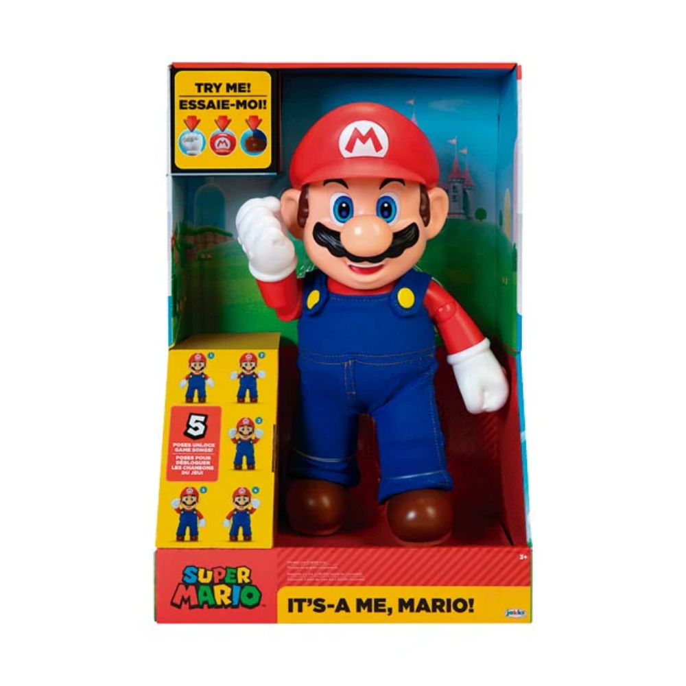 Figura Articulada Interactiva Super Mario Bros Nintendo 30 cm 0
