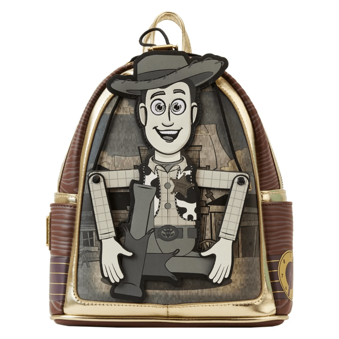 Mini Mochila Loungefly Toy Story Woody Sepia 0