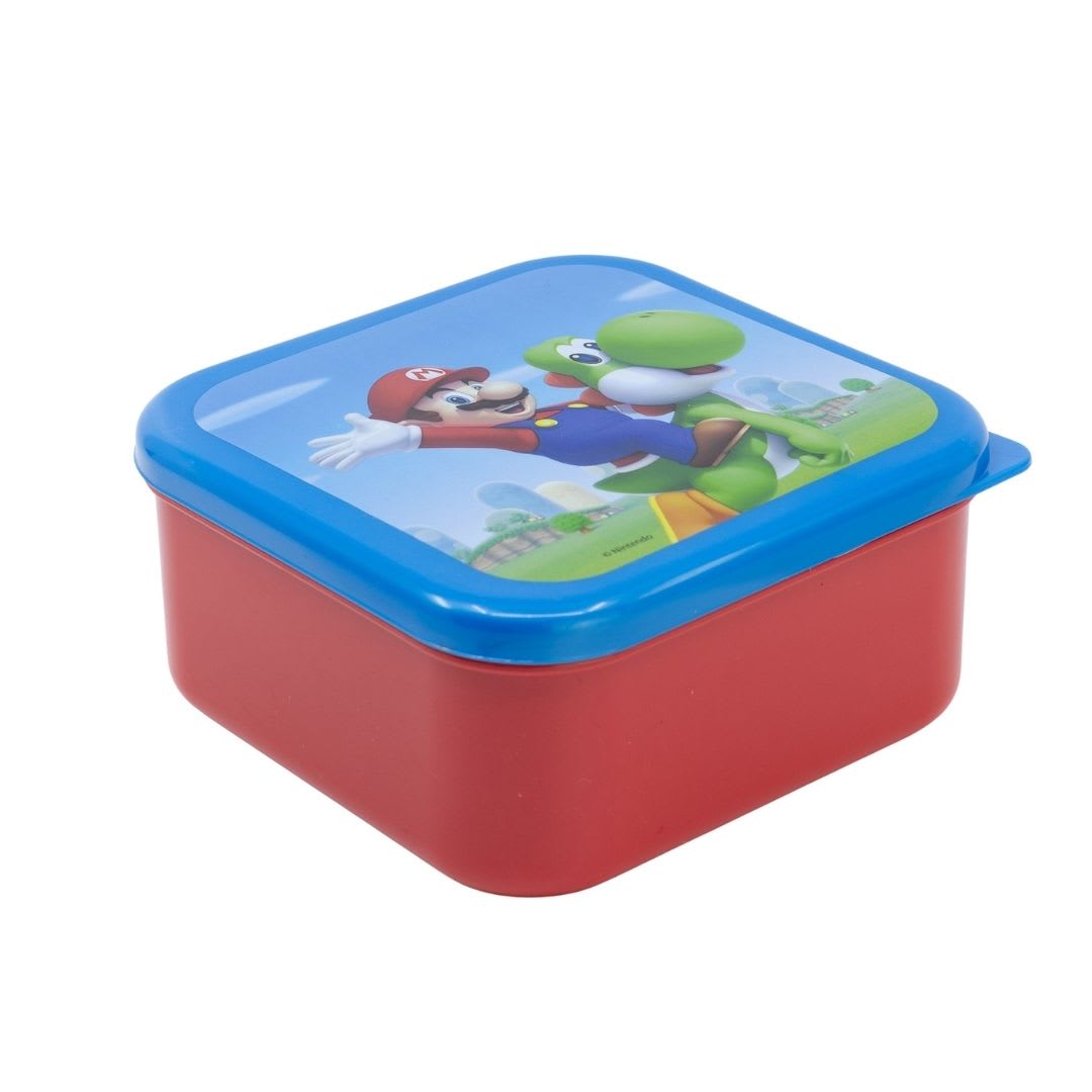 Set de Tapers Escolar Snack x3 Mario Bros2