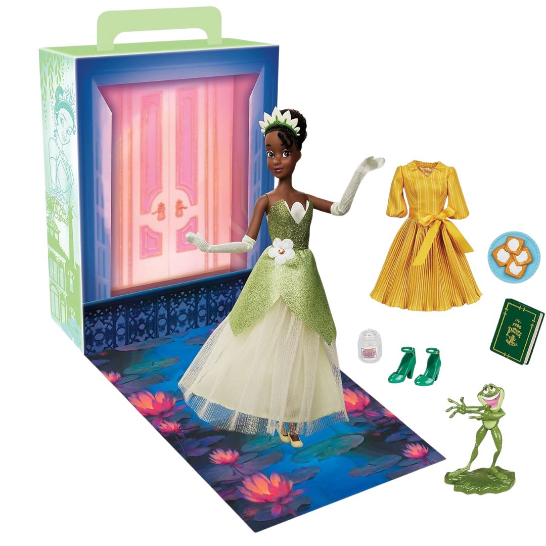 Muñeca Disney Store Tiana con ropa y accesorios 0