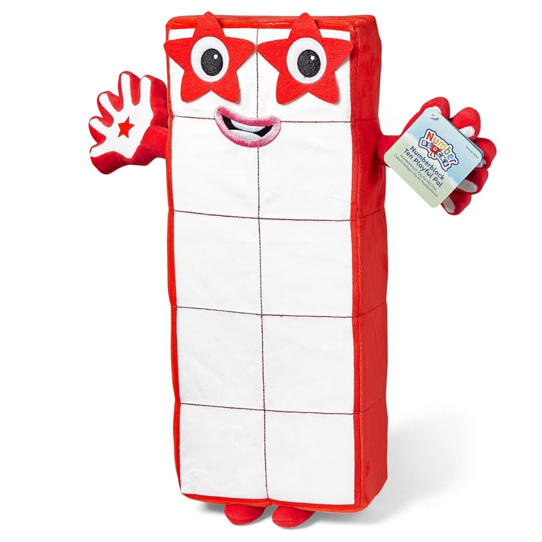 Peluche Numberblock Numero 10 Numberblocks 0