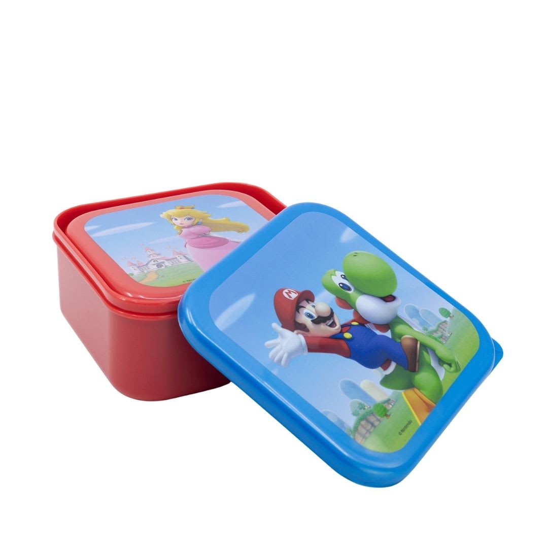 Set de Tapers Escolar Snack x3 Mario Bros6
