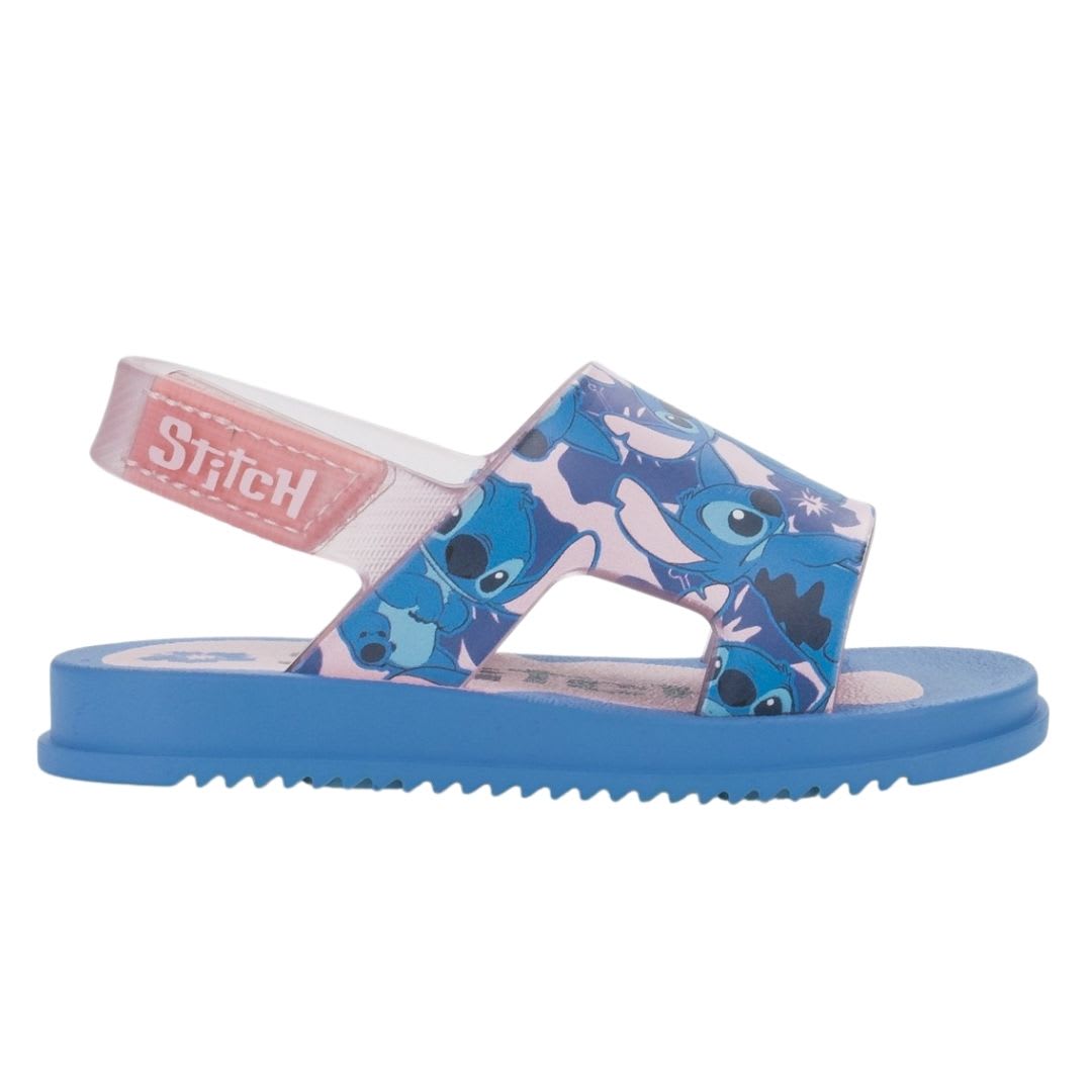 Sandalias Bebe Stitch Ipanema Celeste Rosa3