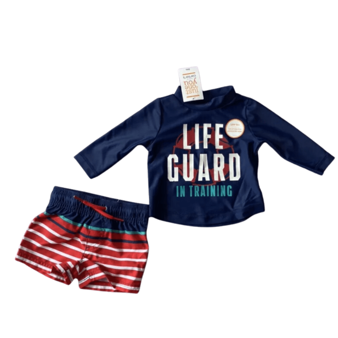 Ropa de Baño Bebé Manga Larga Life Guard Carters 0