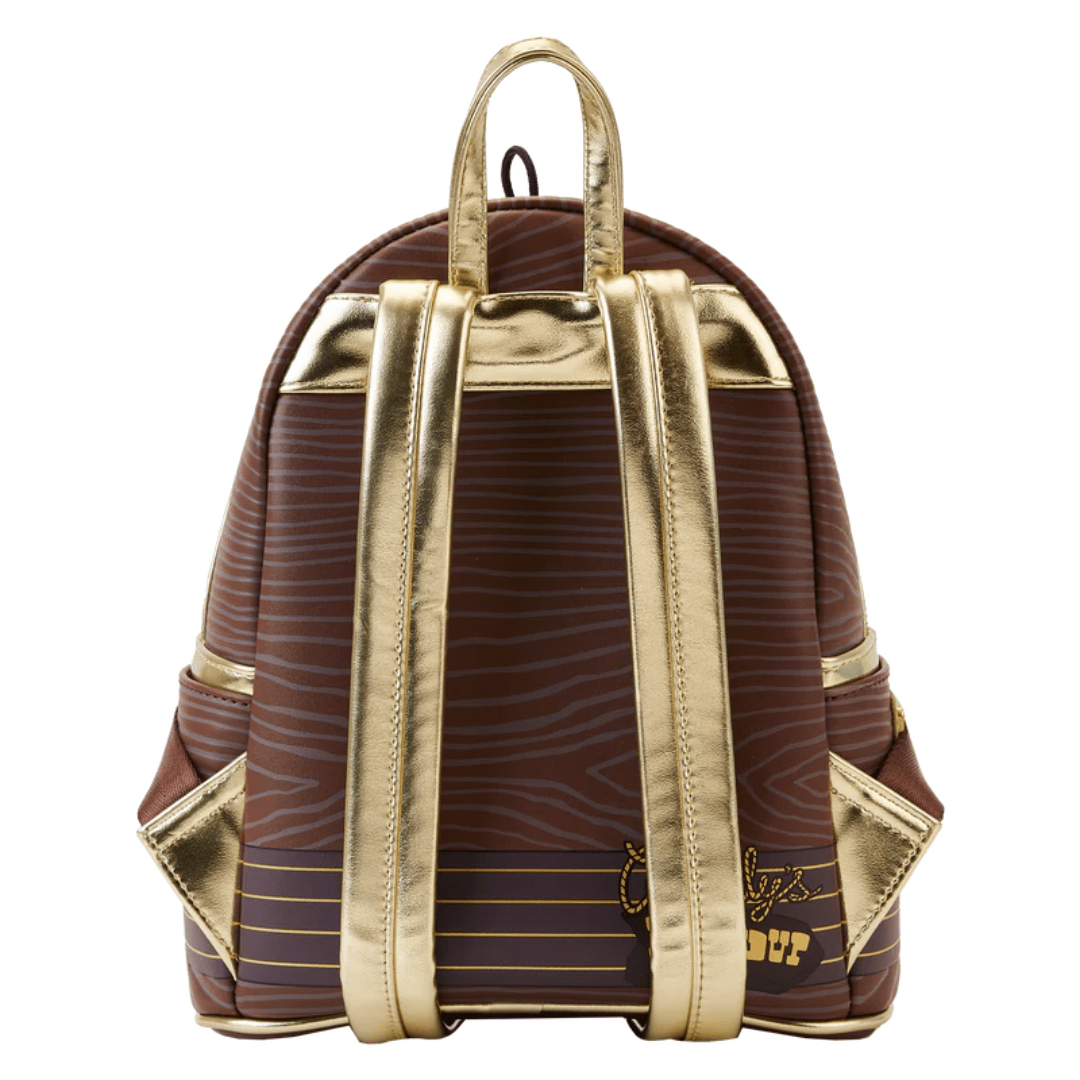 Mini Mochila Loungefly Toy Story Woody Sepia3