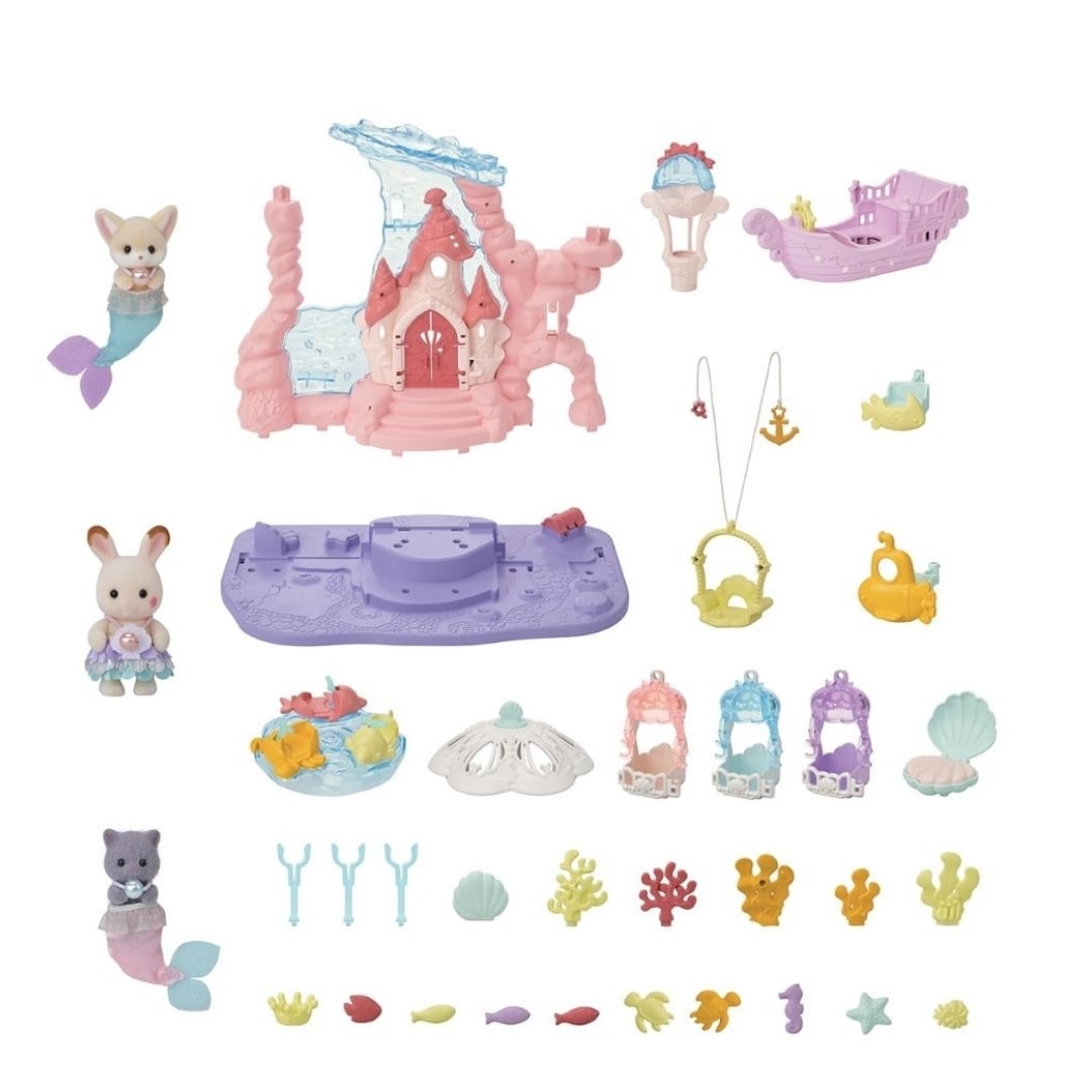 Juguete Sylvanian Ternurines Castillo de las Sirenas 20 cm2