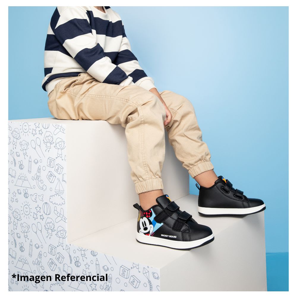Zapatillas Casual Niño Mickey Mouse Negro6