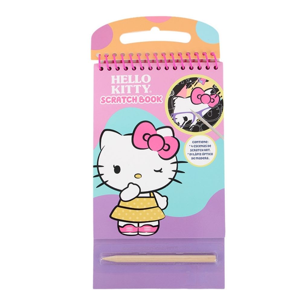 Scratch Book Cuaderno Artesco Hello Kitty 0