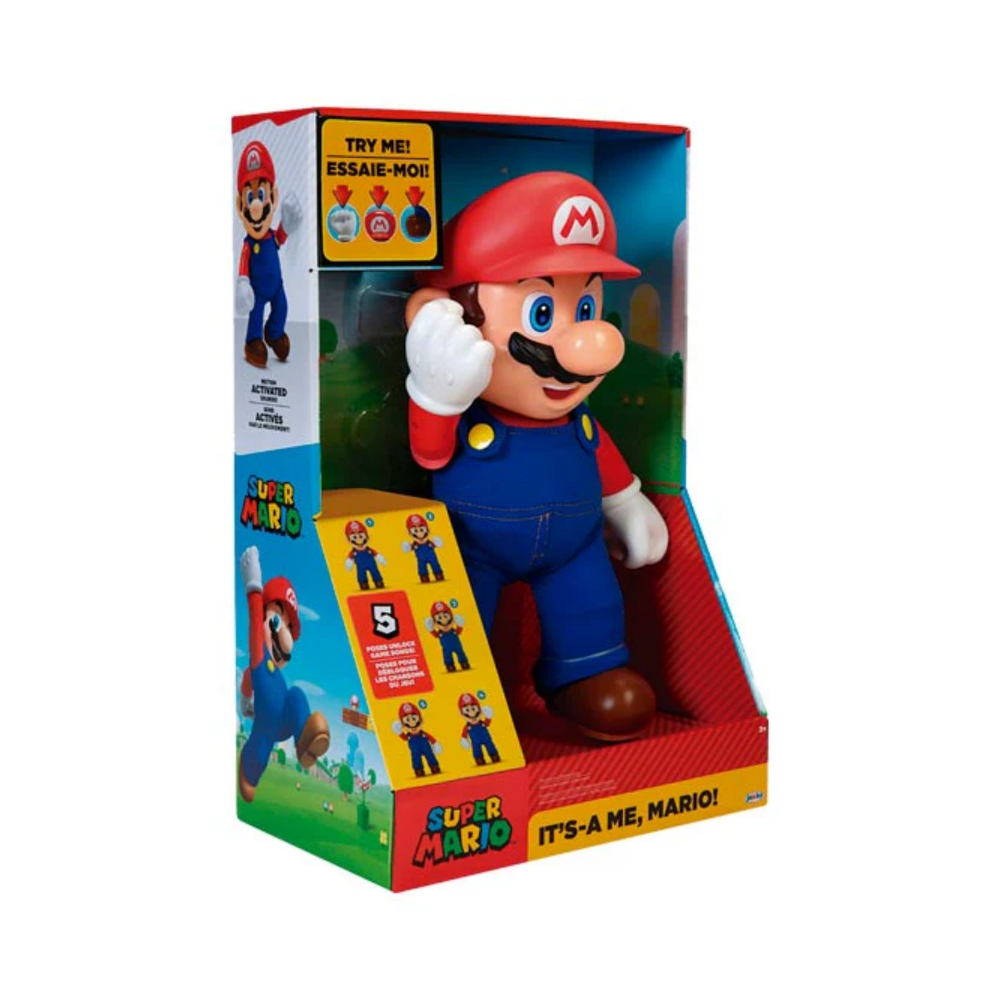 Figura Articulada Interactiva Super Mario Bros Nintendo 30 cm2
