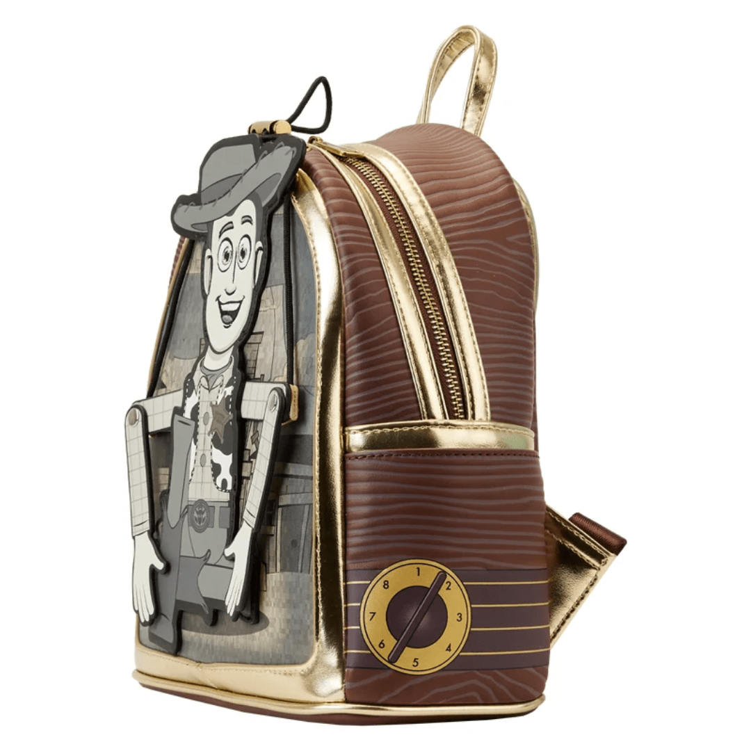 Mini Mochila Loungefly Toy Story Woody Sepia3