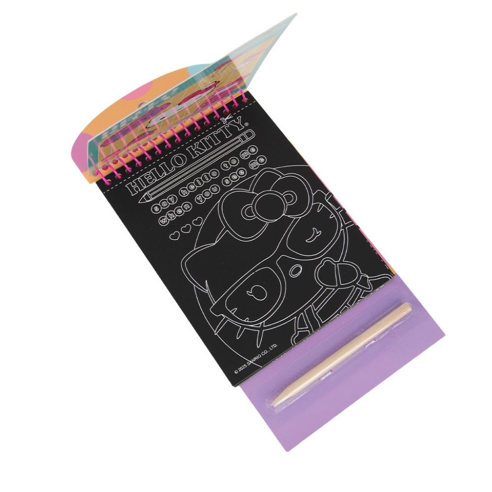 Scratch Book Cuaderno Artesco Hello Kitty2