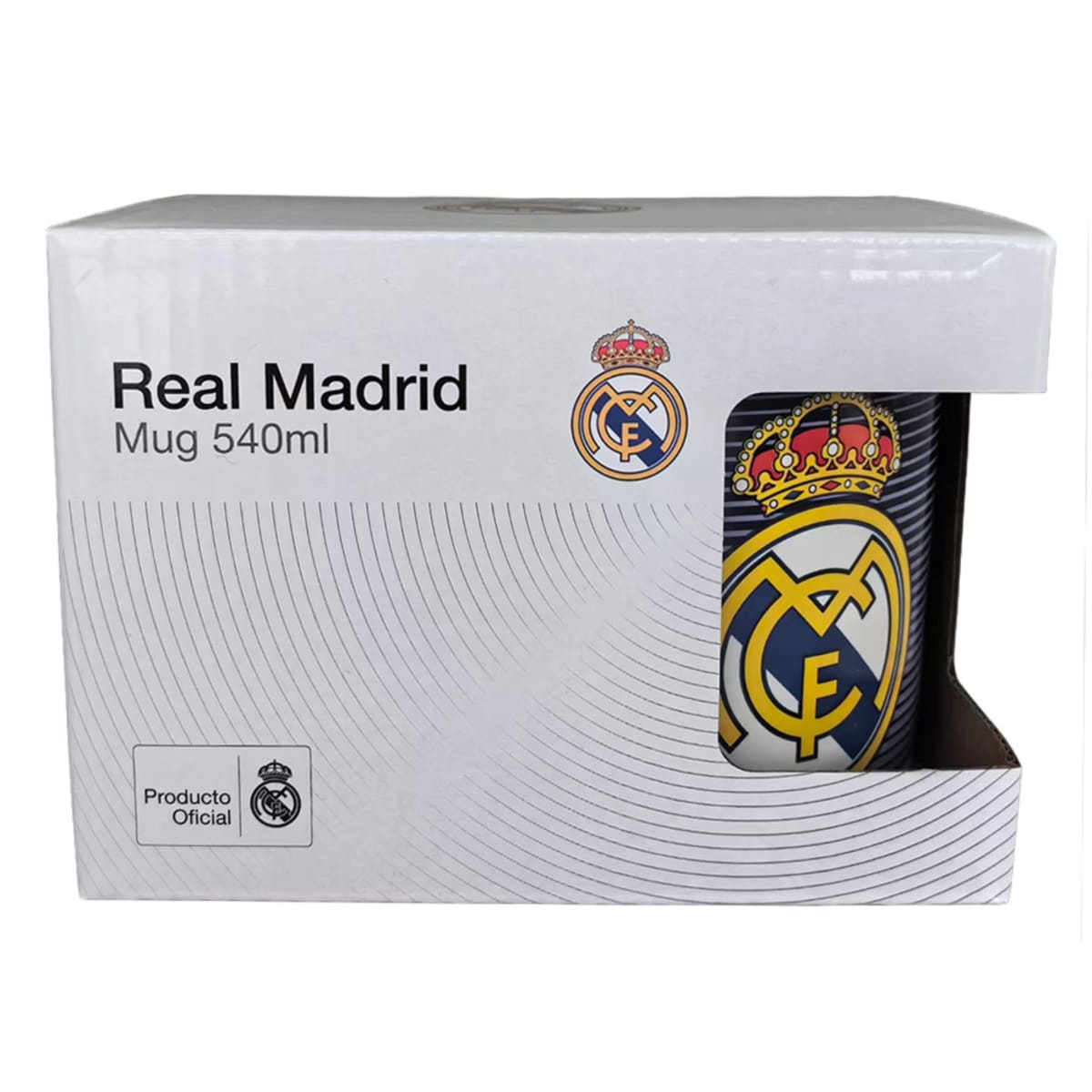 Mug Taza Real Madrid Futbol Escudo 540 ML3