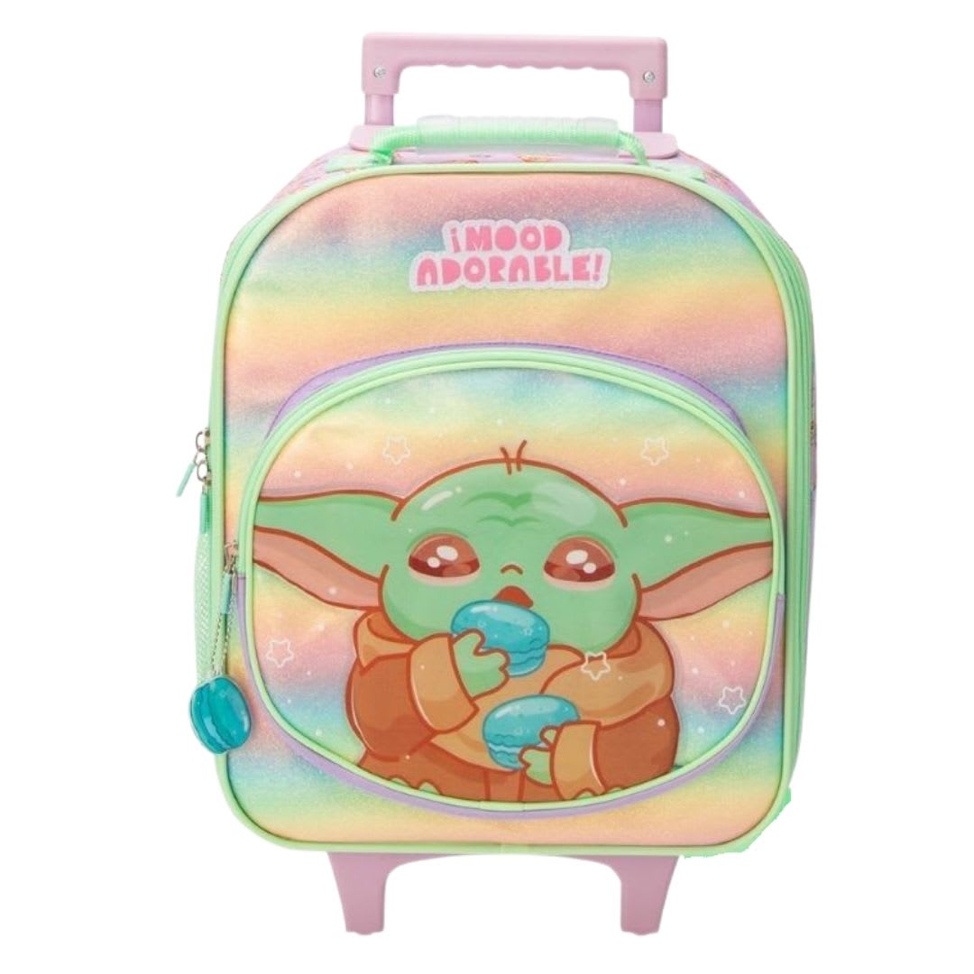 Maleta Nido + Lonchera + Cartuchera Star Wars Baby Yoda Niña2