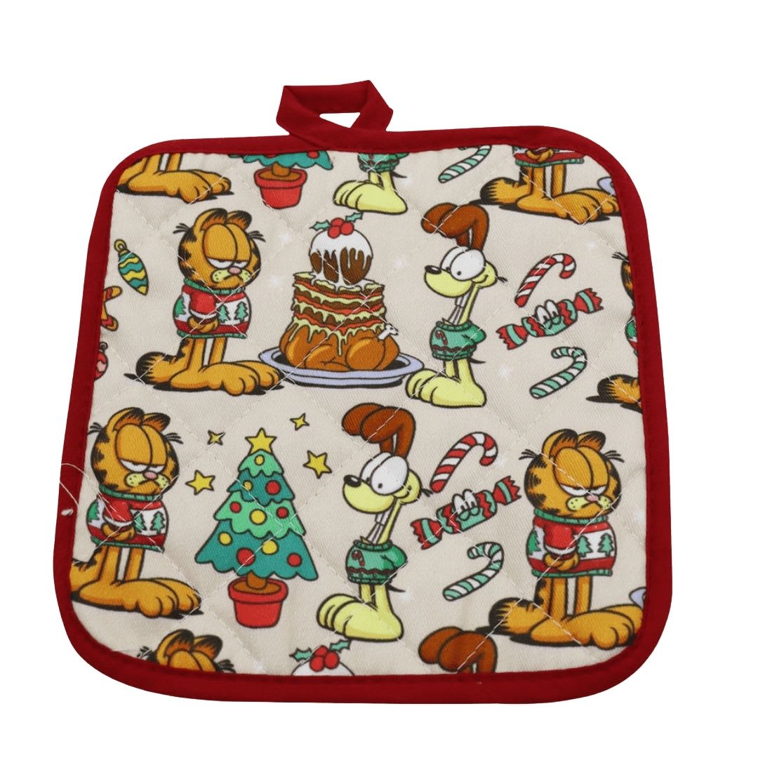Pack Guante y Toma Olla de Cocina Garfield Adulto + Niño3