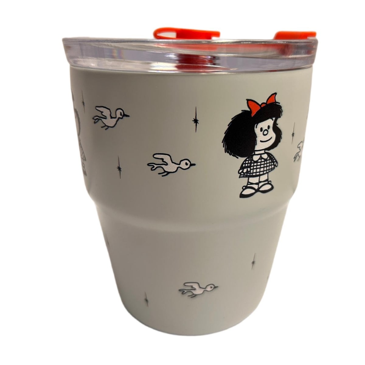 Mug vaso con cañita Mafalda Kawaii Chibi 480 ml3