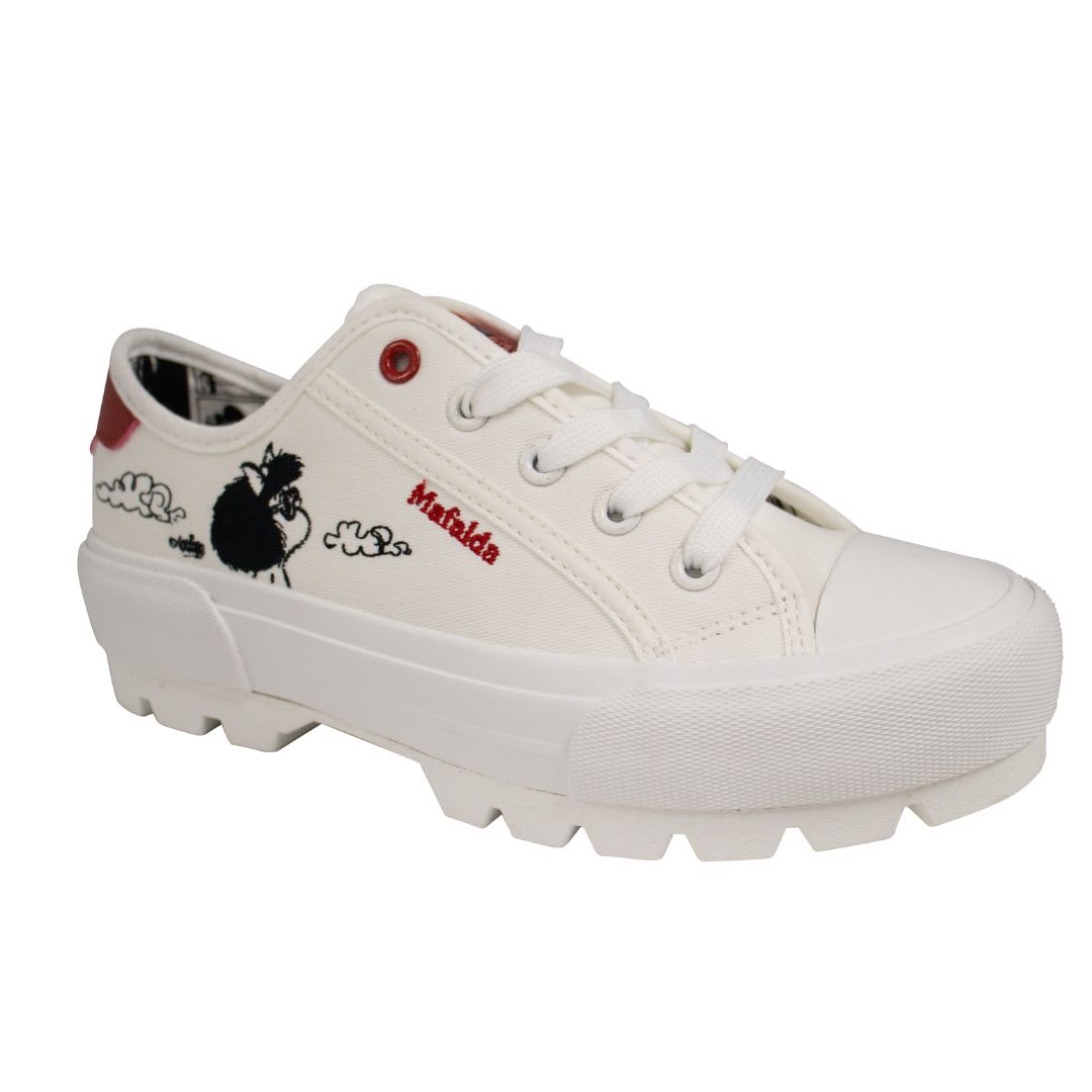 Zapatillas Urbanas Mujer Mafalda Crema 0