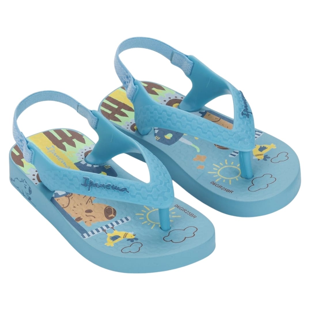 Sandalias Bebe Capibara Ipanema Celeste 0