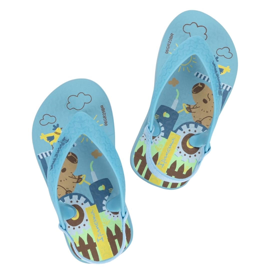 Sandalias Bebe Capibara Ipanema Celeste2