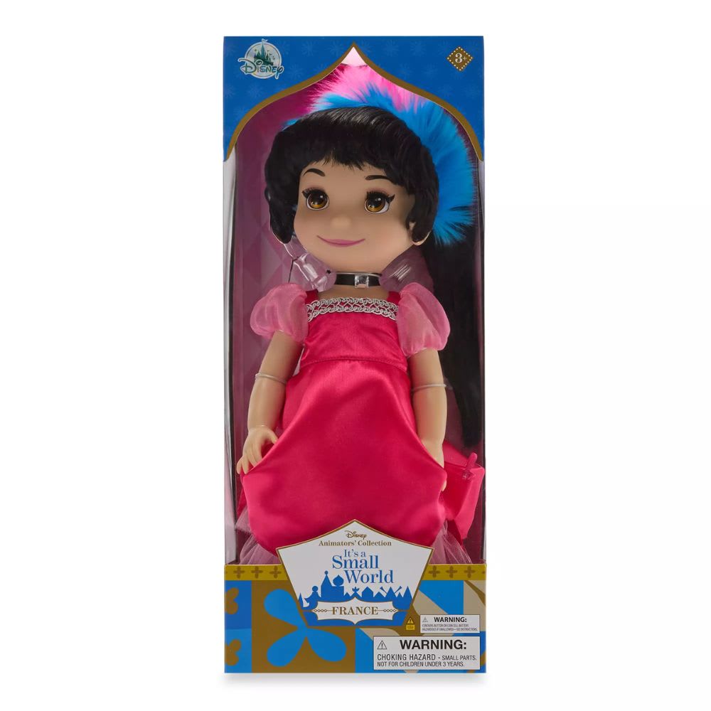 Muñeca Animator Princesa Musical ''It's a Small World'' Francia Disney Store Coleccionable3