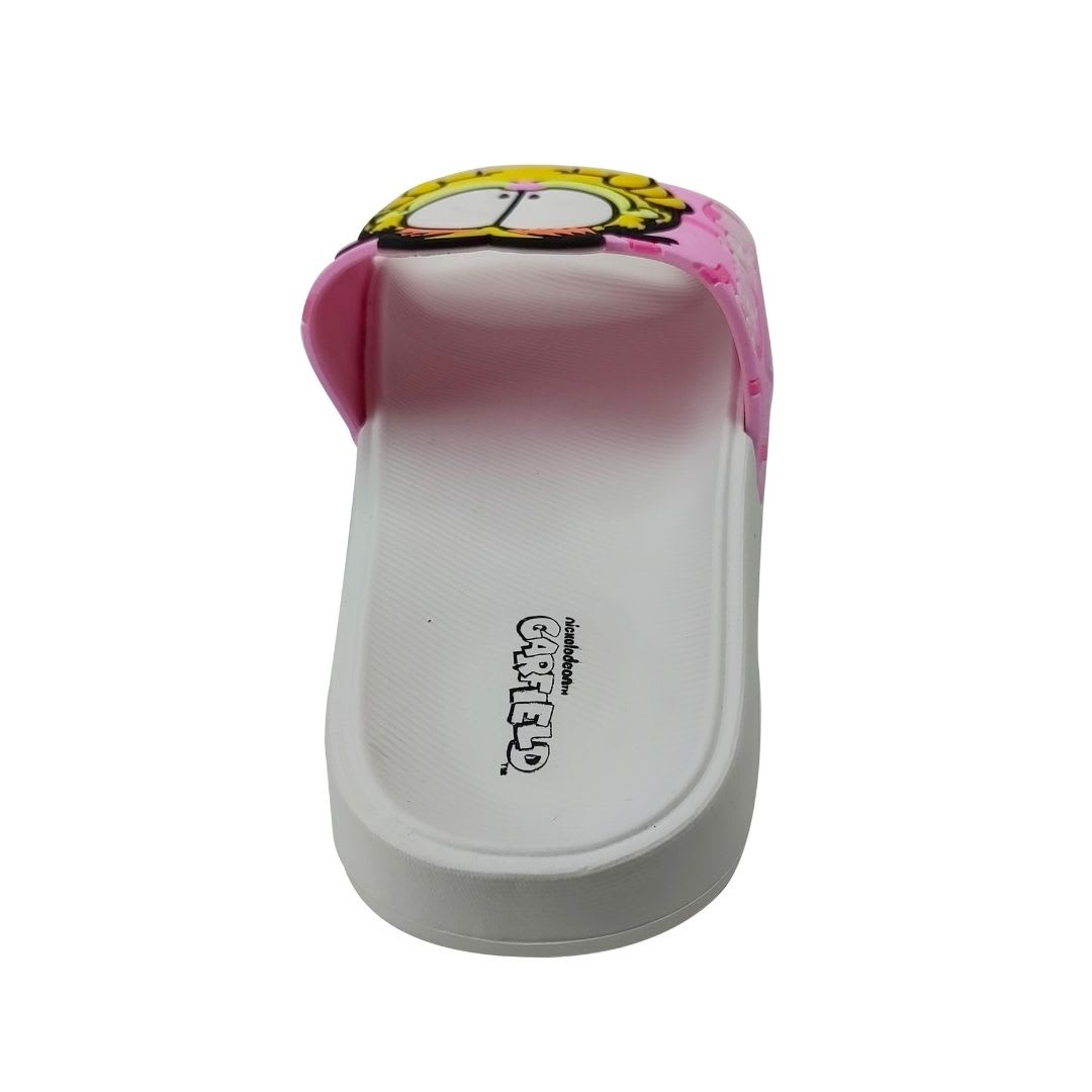 Sandalias Mujer Playeras Garfield Blanco3