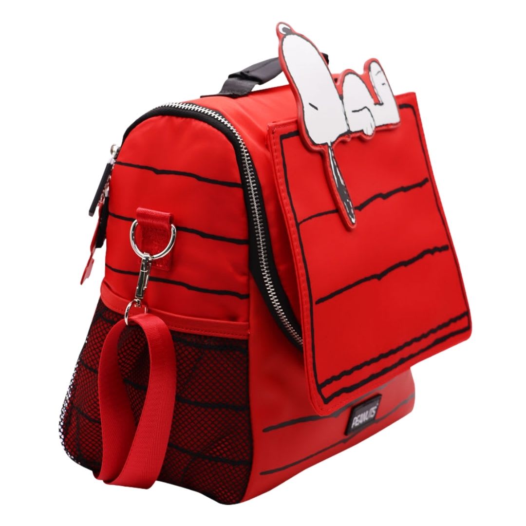 Pack Escolar Mochila Deluxe Snoopy Rojo Oficio4