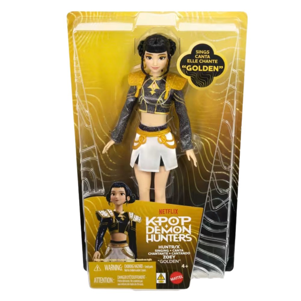 Muñeca Musical Zoey Huntrix Golden Guerreras Kpop Demon Hunters Mattel4