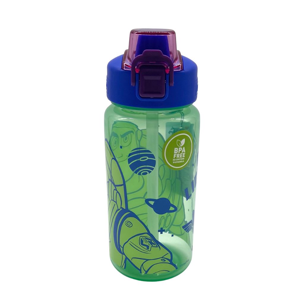 Botella Tomatodo Buzz Ligthyear Toy Story 5 Tapa con Boton Cañita Keep 650 ML3