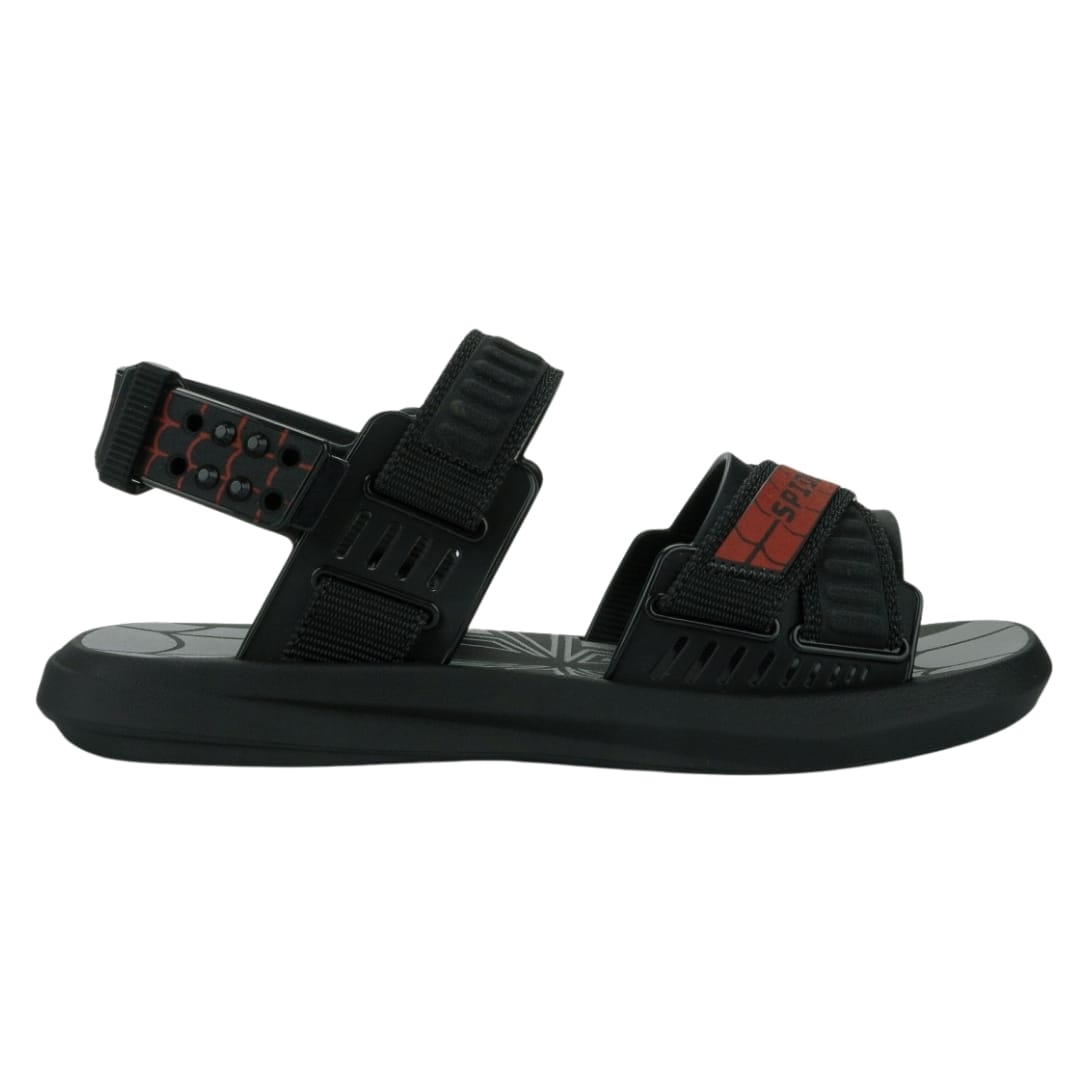 Sandalias Niño Playera Spiderman Negro4
