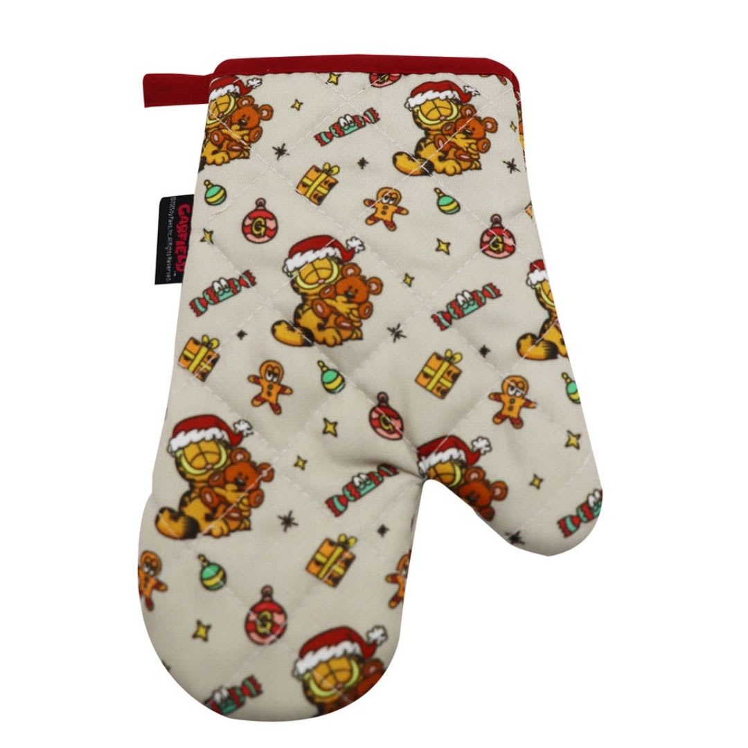 Pack Guante y Toma Olla de Cocina Garfield Adulto + Niño4