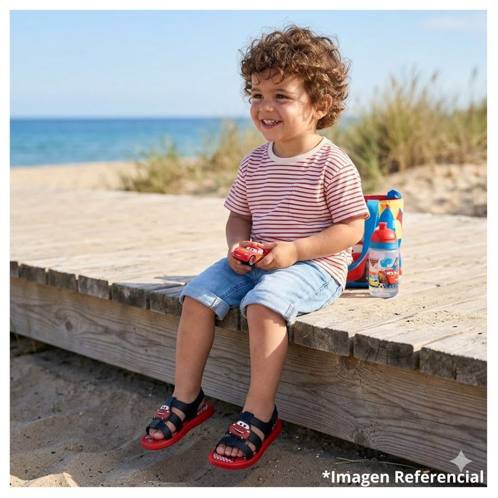 Sandalias Playeras Ipanema Bebe Cars Rojo5