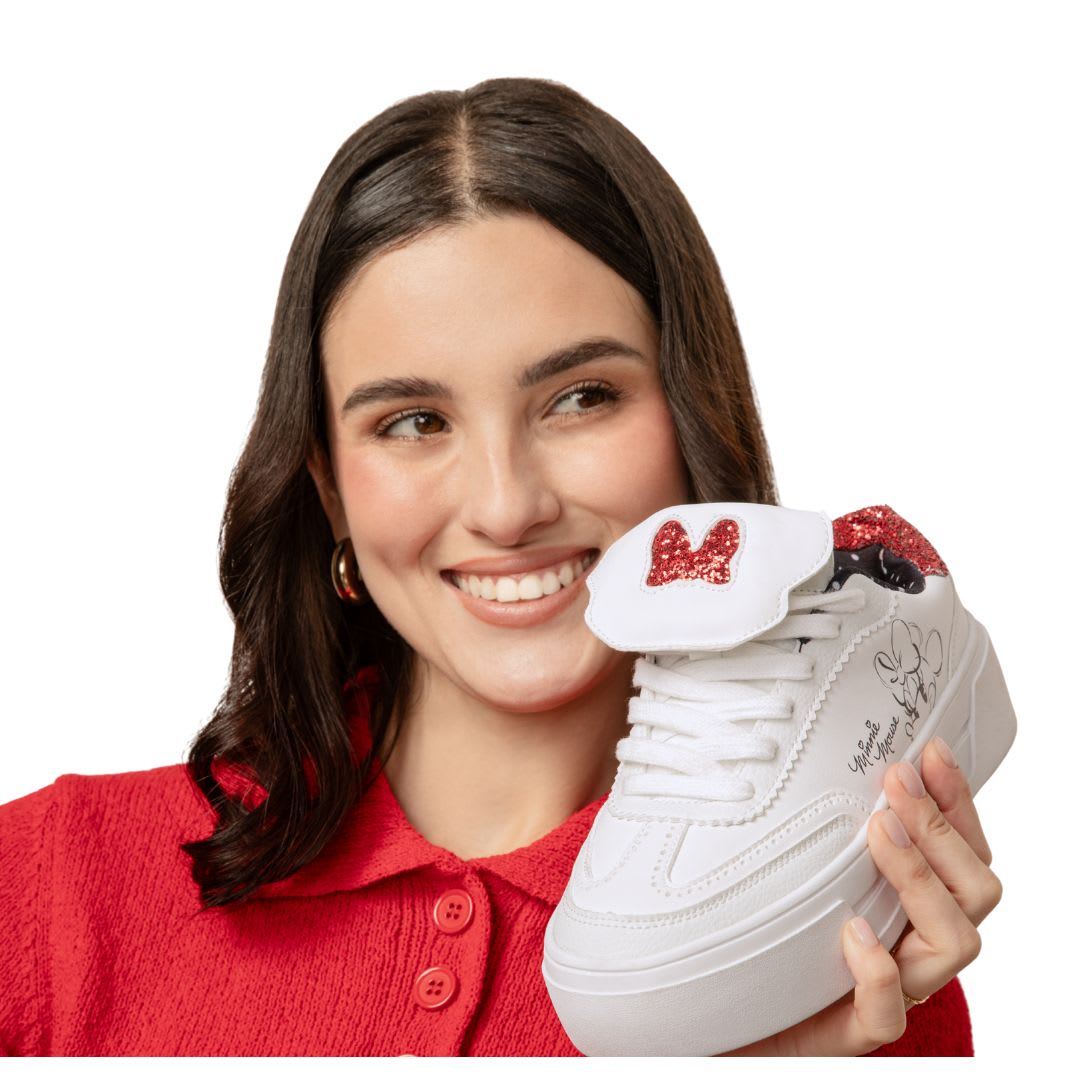 Zapatillas Mujer Minnie Mouse Casual Blanco7