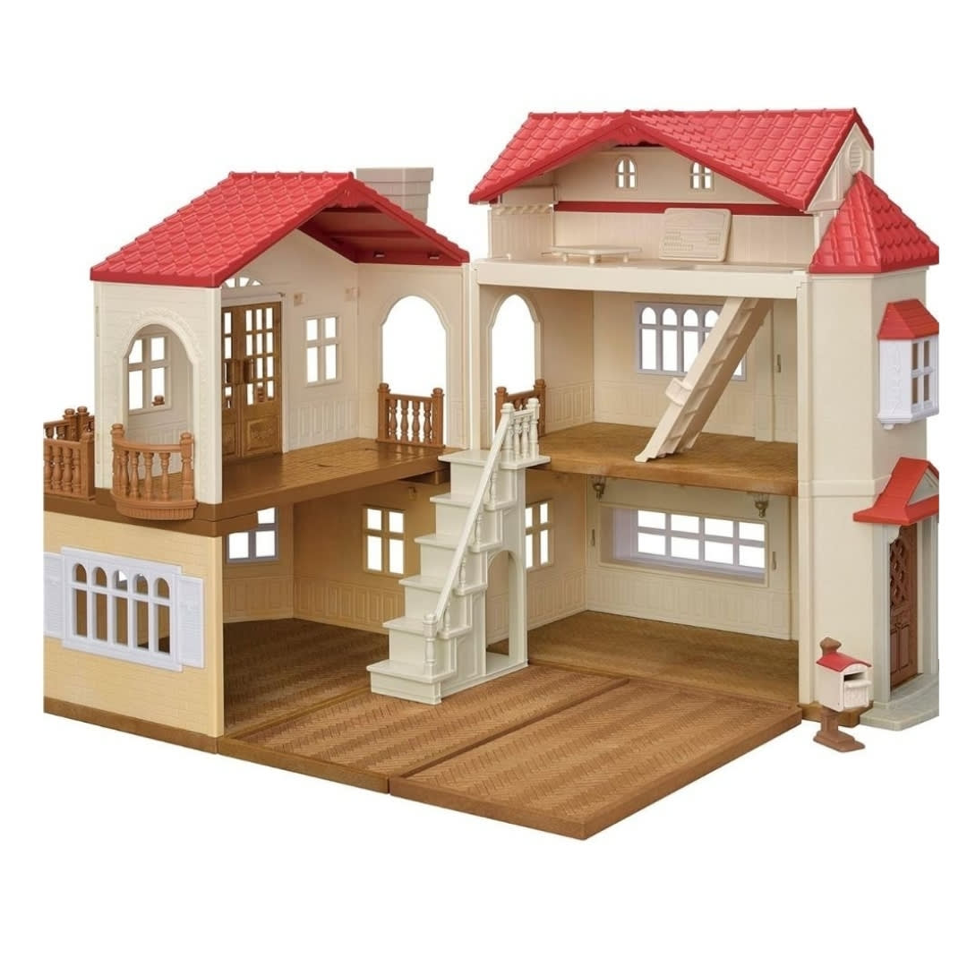 Juguete Sylvanian Ternurines Casa con Luces y Atico Secreto 36 cm2