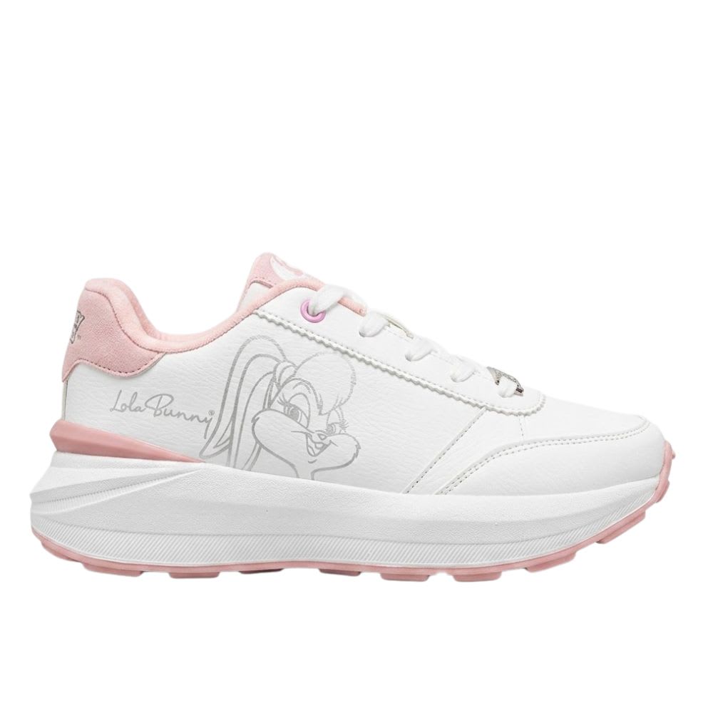 Zapatillas Looney Tunes Urbanas Blancas Mujer 0