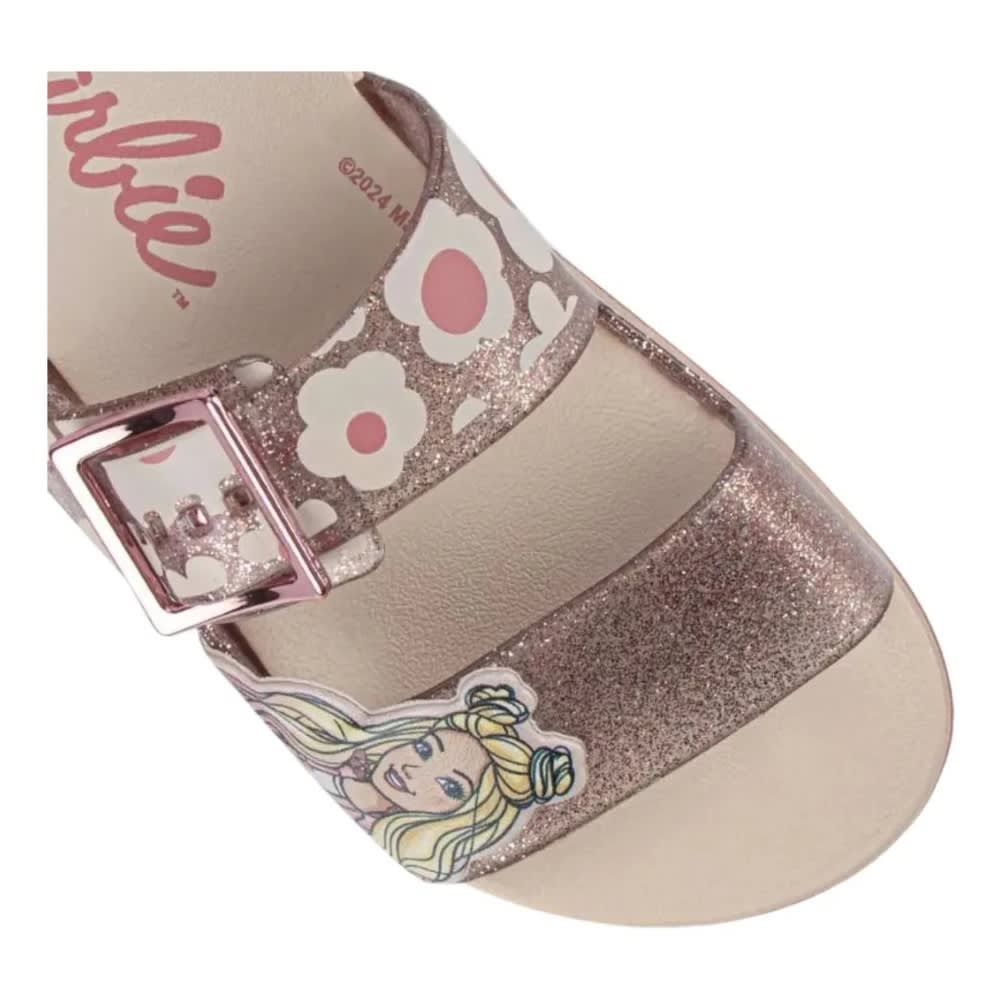 Sandalias Deluxe Barbie Rosado Niña3
