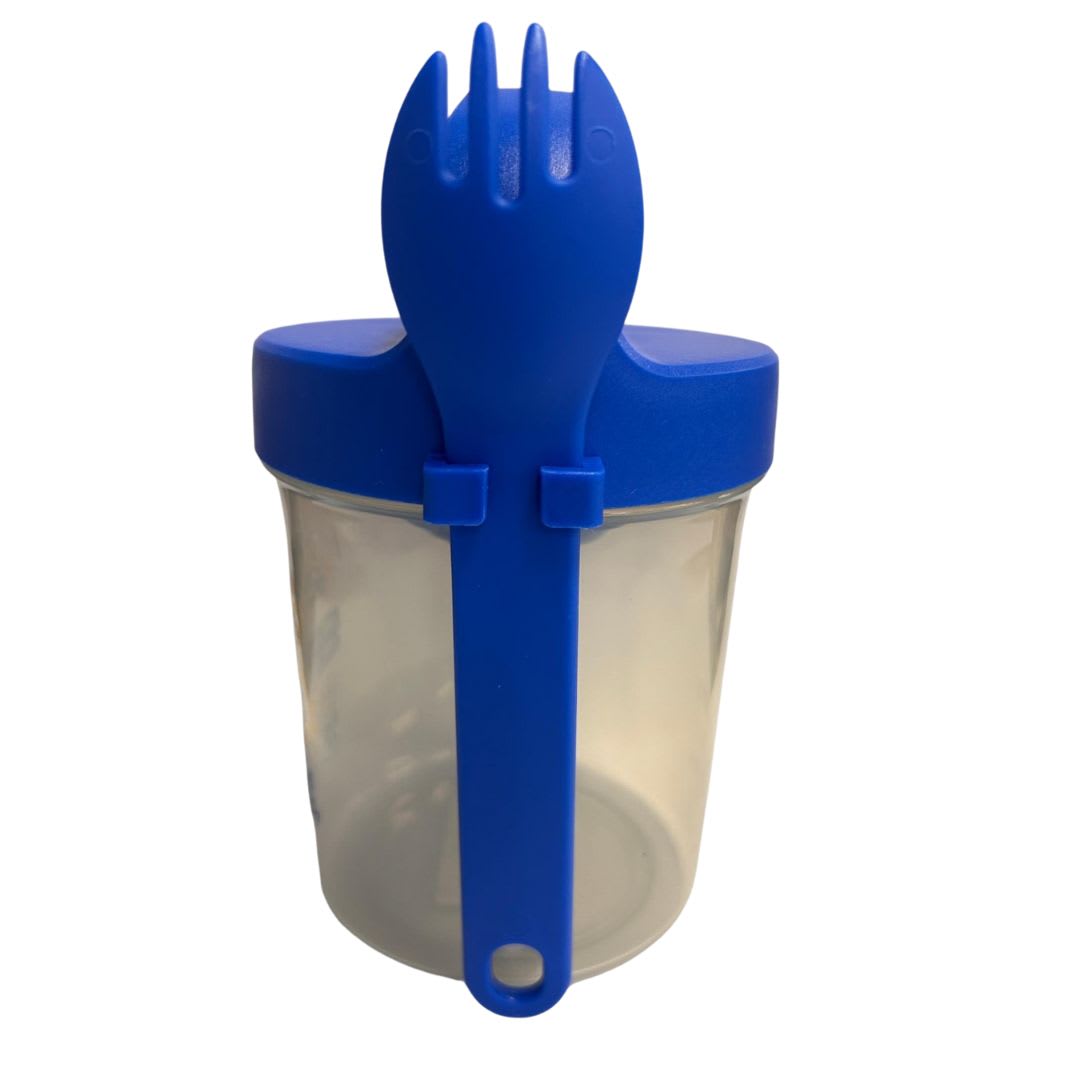 Taper con Cuchara Escolar Real Madrid Futbol 560 ML2