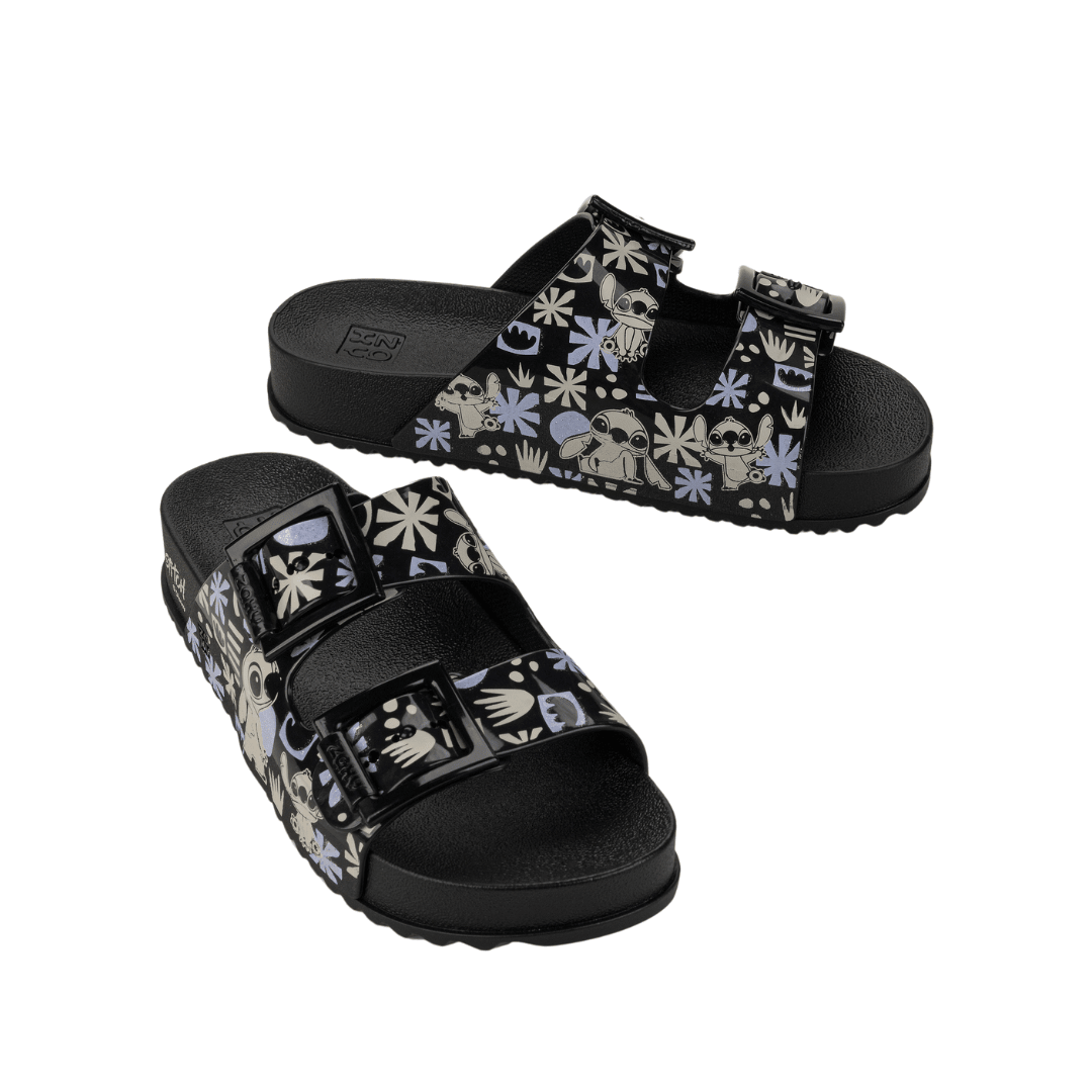 Sandalias Mujer Zaxy Stitch Negro Vainilla4