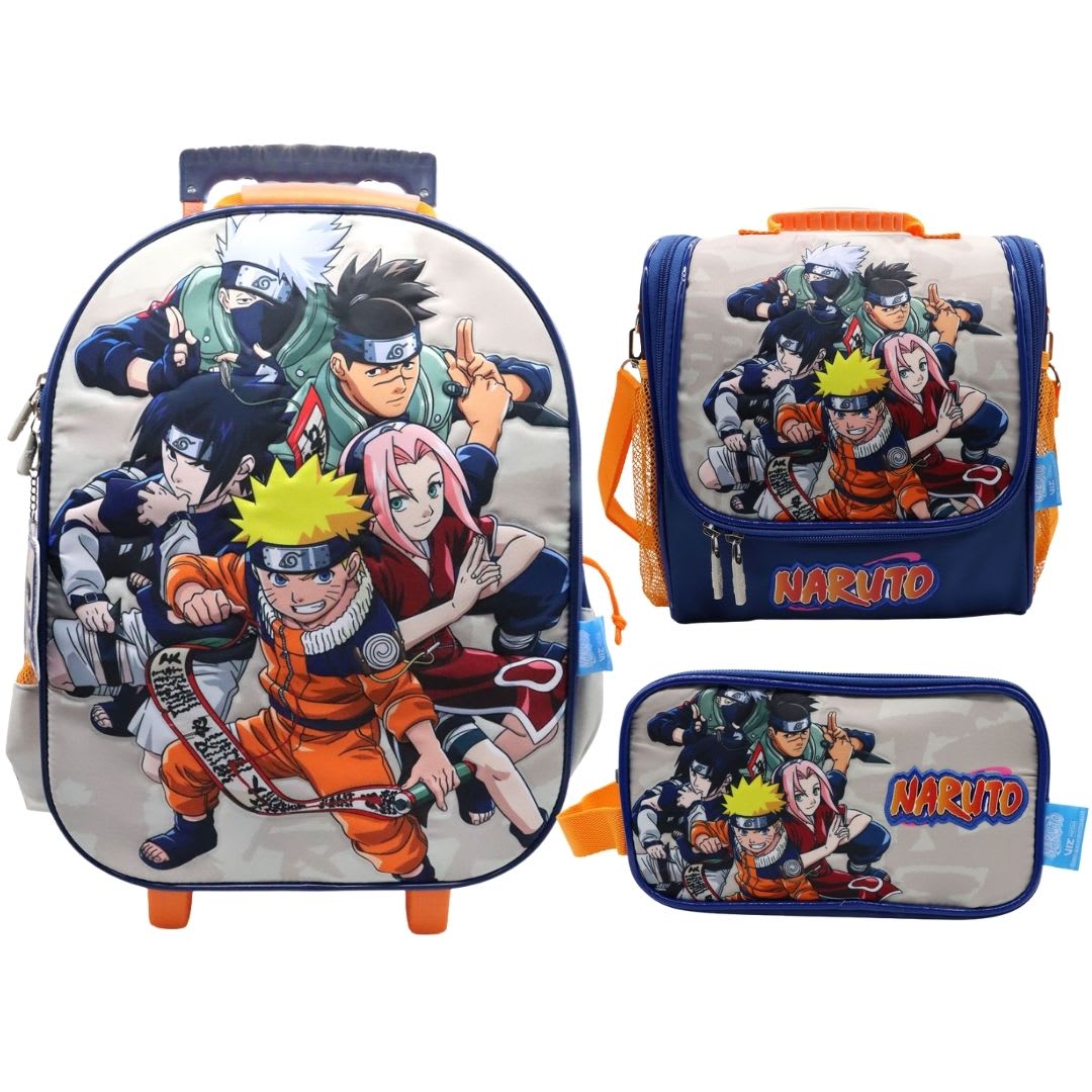 Pack Escolar Maleta Naruto Anime Oficio 0