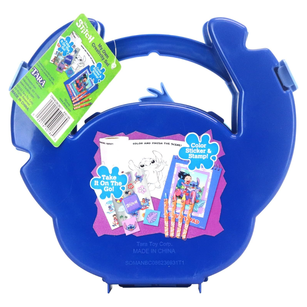 Super Set de Manualidades Creativo Tipo Maleta Stitch Disney3